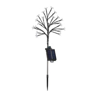 Solar Cherry Blossom Branch LED Lawn Light for Outdoor Garden and Villa Decoration
