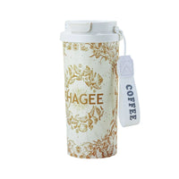 JINWU Fuyao Bluetooth Speaker Insulated Mug with Rope, Portable Stainless Steel Dual-Use Coffee Cup