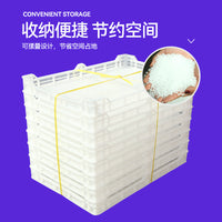 PE Plastic Freezing Tray Drying Tray Breathable Mesh Storage Box for Food Processing and Storage