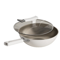 Titanium Ceramic Nonstick Wok with Lid and Accessories