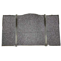 European-Style Folding Fireplace Screen, Metal Fire Guard, Heat-Resistant Barrier