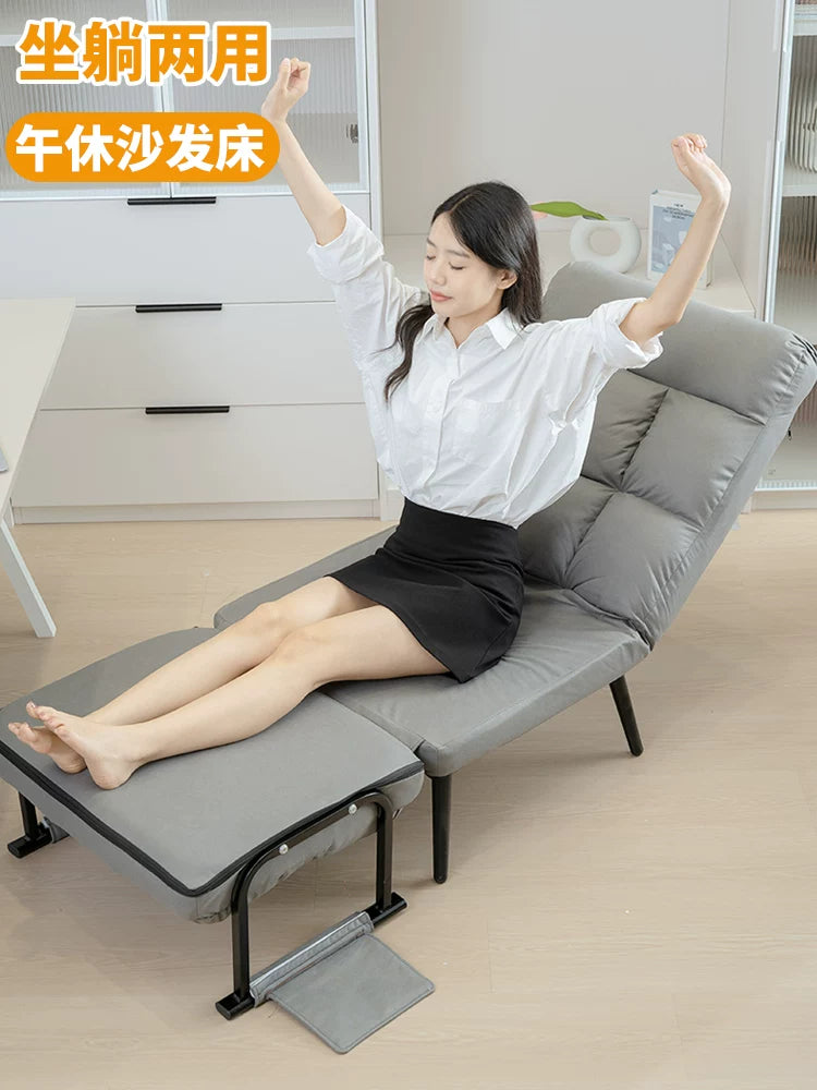 Multifunctional Folding Bed Chair for Office Nap or Guest Use