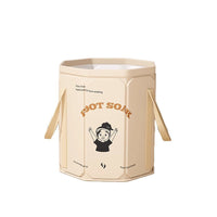 Foldable Foot Spa Bucket for Adults and Kids - Portable Deep Foot Bath for Soaking and Relaxation
