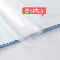 A3 Art Portfolio Folder with Transparent Sleeves for Drawings and Documents