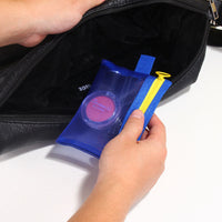 Transparent Nylon Mesh Travel Pouch, Portable Multi-functional Storage Bag for Toiletries and Small Items