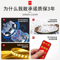 Rotating LED Lantern for Chinese New Year, Festive Outdoor Balcony Decoration with Colorful Projections