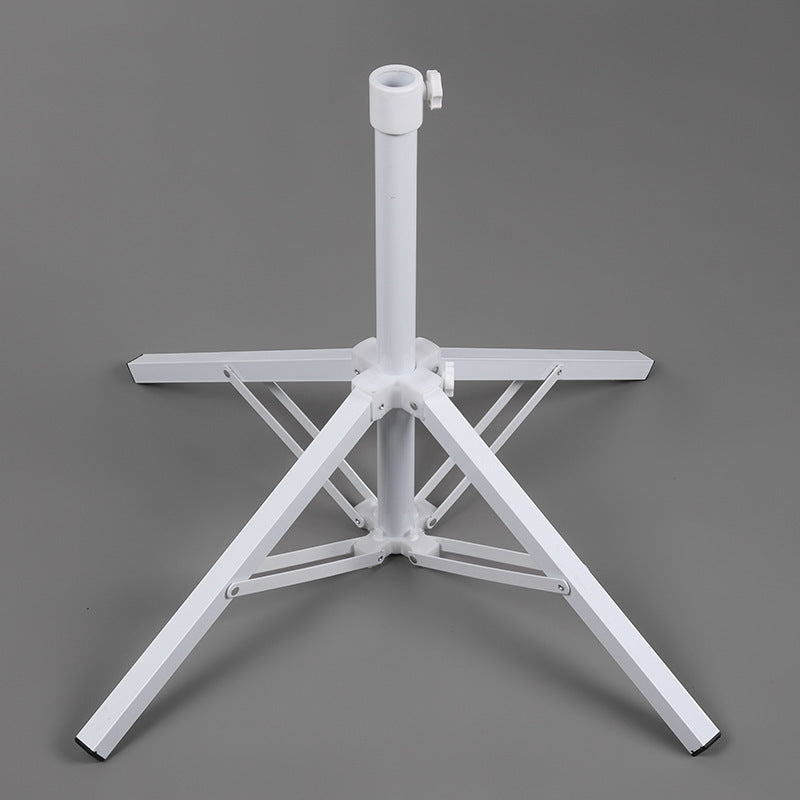 Outdoor Beach Umbrella Base Stand with Water-Fillable Square Base or Tripod