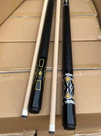 Black 8 Pool Cue Stick Nine Ball Chinese Black Eight Maple 13MM Split Two-Piece American Billiard Cue for Beginners