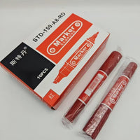 Stedan 150 Large Double-Ended Marker Pen Broad Tip High Capacity Oily Black Waterproof Fade-Resistant Thick Head