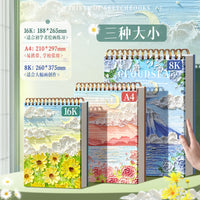 Sketchbook A4 8K 16K Art Drawing Pad for Students Blank Pages