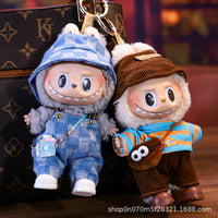 Labubu 17cm Vinyl Doll Clothes Set for Sitting Party Series 1, 2, and 3