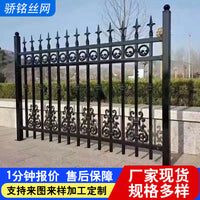 Decorative Wrought Iron Fence Panel for Garden, Villa, School, and Community Perimeter Security