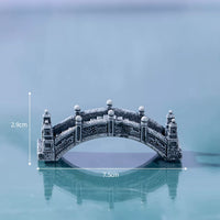 Miniature Retro Artificial Bridge for Micro Landscape Garden Bonsai Decor