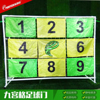 Football Training Target Goal, 9-Hole Soccer Shooting Practice Net for Accuracy and Precision