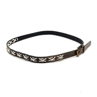 Vintage Ethnic Style Hat Band for Cowboy Hats and Straw Hats, Decorative Leather Belt Accessory