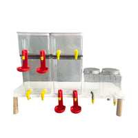 Automatic Poultry Nipple Drinker for Chickens, Parrots, and Quail, Large Capacity Water Feeder