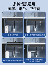 Submarine Kitchen Sink Drain Pipe Connector with Anti-Odor Function for Multi-Purpose Drainage