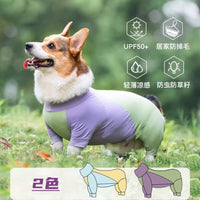 Dog Summer Cooling Sun Protection Jumpsuit for Outdoor Activities