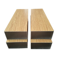 6063 Aluminum Alloy Wood Grain Square Tube for Ceiling Partition