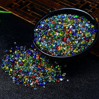 Colorful Glazed Crystal Crushed Stones for Fish Tanks, Planters, and Decor
