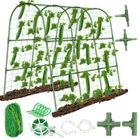 U-Shaped Cucumber Trellis for Garden Climbing Plants, Easy Assembly