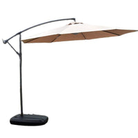 Outdoor Patio Umbrella with UV Protection and Waterproof Fabric for Cafe Balcony