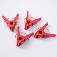 Greenhouse Film Row Cover Clips for Arched Pipes - Double Layer Film Fasteners