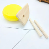 Wooden Pottery Clay Sculpting Tool Set for DIY Clay Modeling and Soft Pottery