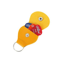 PU Leather Guitar Pick Holder Bag with Keychain