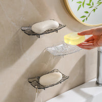 Wall-Mounted Soap Dish with Drainage for Bathroom and Home