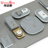 Weiyuanpeng Premium PU Jewelry Display Set for Necklaces, Bracelets, and Rings