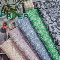 Mesh Sequin Embroidered Fabric for Girls' Dresses and Skirts
