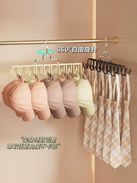 Hat Organizer Hanger for Baseball Caps, Multi-functional Closet Storage Rack with Rotating Hooks