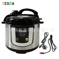 Portable 12V/24V Solar Car Rice Cooker for High Altitude, Large Capacity