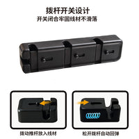 Toggle Cable Organizer for Desktop and Car, Data Cable Charger Line Holder Clip