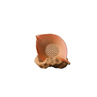 Yixing Zisha Clay Leaf Tea Strainer Filter Separator for Kung Fu Tea Ceremony