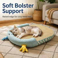 Pet Cooling Mat for Dogs and Cats, Breathable Oval Summer Ice Pad, Non-Slip Pet Bed Liner