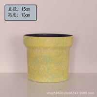 Nordic Style Ceramic Succulent Planter Pot with Breathable Terracotta Design