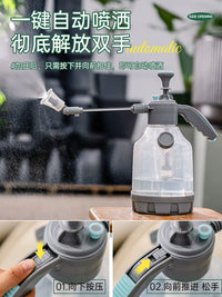Cangqiang Pressure Sprayer Transparent Large Capacity Fine Mist Watering Can for Home Disinfection