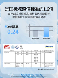 OPPEIN Summer Ice Silk Cooling Mat for Dorms and Home, Machine Washable