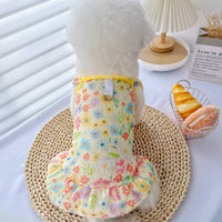 Pet Dog Cat Breathable Summer Sling Dress for Small Medium Large Breeds