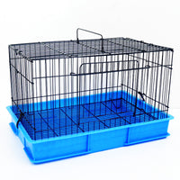 Foldable Pet Cage for Rabbits, Guinea Pigs, Chinchillas - Portable & Splash-Proof