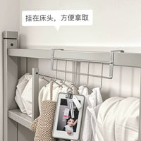 Over-the-Door Hook Organizer for Clothes, Bags, and Hats - Stainless Steel 5-Hook Rack
