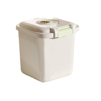 Large Capacity Moisture-Proof Rice Storage Container with Wheels and Measuring Cup