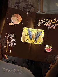 DIY Hollow Butterfly 3D Book Material Kit with NFC Recording for Anniversaries and Gifts