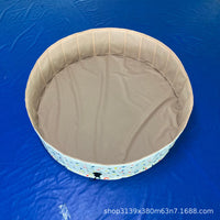 Foldable Pet Swimming Pool Portable Bathing Tub for Dogs and Cats
