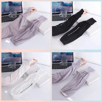 Men's Plus Size Loose Long Sleeve Sun Protection Ice Silk Arm Sleeves