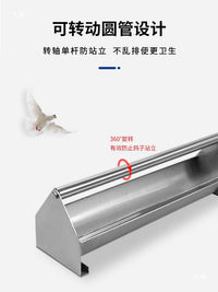 Stainless Steel Poultry Feeder Trough for Chickens and Birds