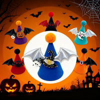 Halloween Pumpkin Pet Hat for Cats and Small Dogs, Festive Party Costume Headwear