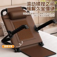 Foldable Adjustable Backrest Lounge Chair for Bed or Dorm, Portable and Sturdy